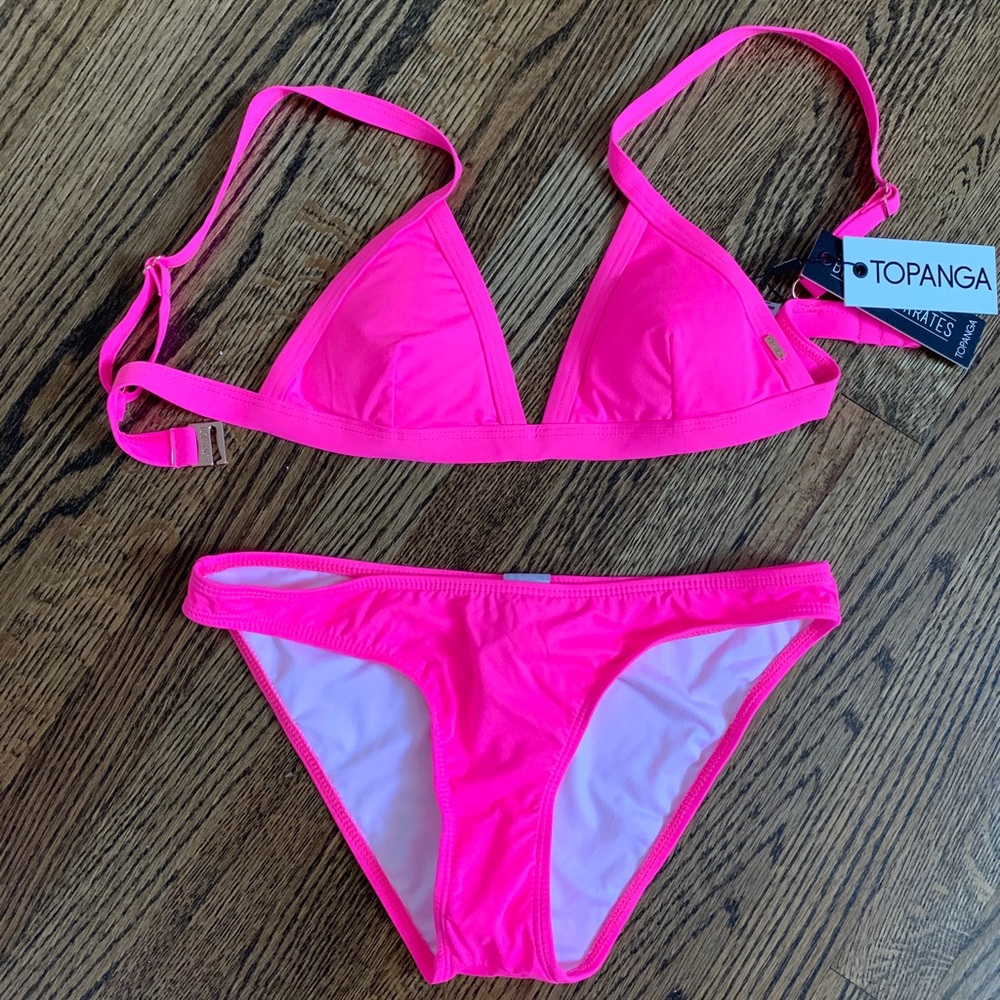 NWT Topanga hot pink bikini